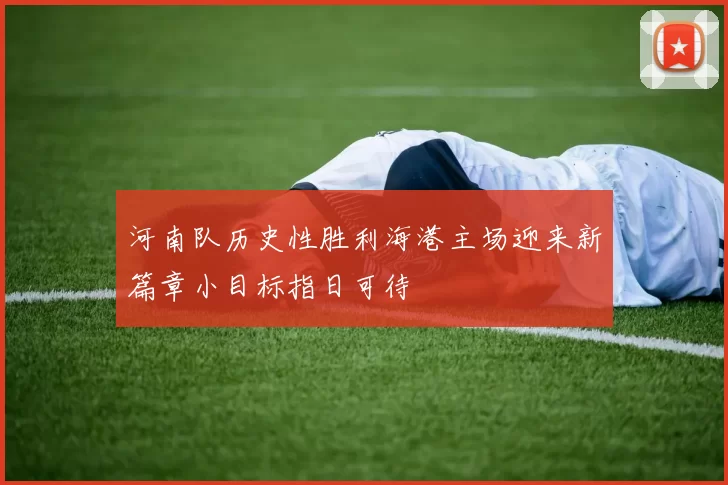 河南队历史性胜利海港主场迎来新篇章小目标指日可待